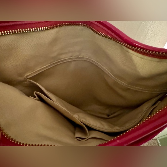 Coach Peyton Signature Clover Pink Trim Convertible Shoulder Bag - Picture 10 of 12